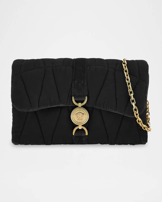 Kleio Mini Quilted Fabric Shoulder Bag